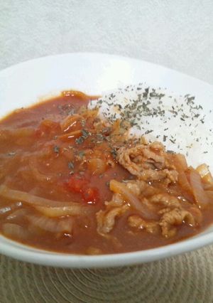 簡単♪デミトマトのハヤシライス-レシピのメイン写真