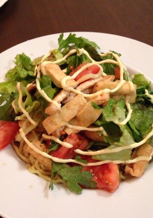 こんもり野菜の冷やしラーメン-レシピのメイン写真