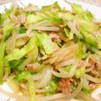 もやし・きゃべつ・豚挽肉のお手軽野菜炒め