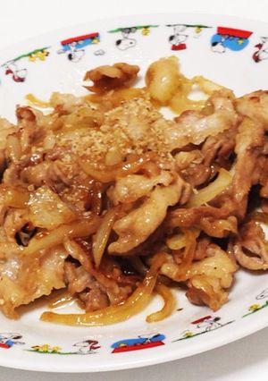 簡単 豚バラ肉と玉ねぎ炒め-レシピのメイン写真