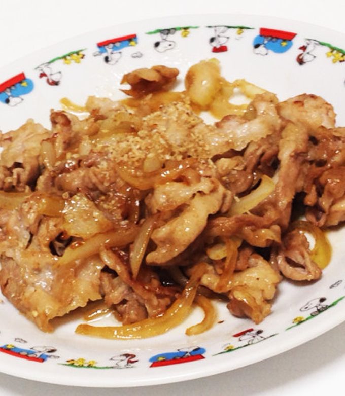 簡単 豚バラ肉と玉ねぎ炒め-レシピのメイン写真