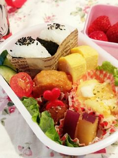 幼稚園☆おにぎりのお弁当♡遠足行楽にも♬-レシピのメイン写真