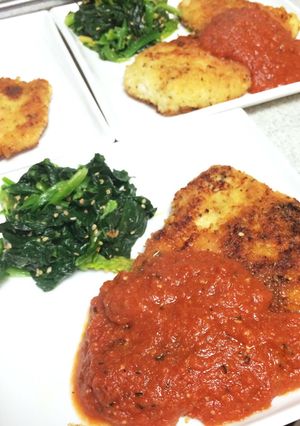 節約！ヘルシーミラノ風チキンカツレツ-レシピのメイン写真