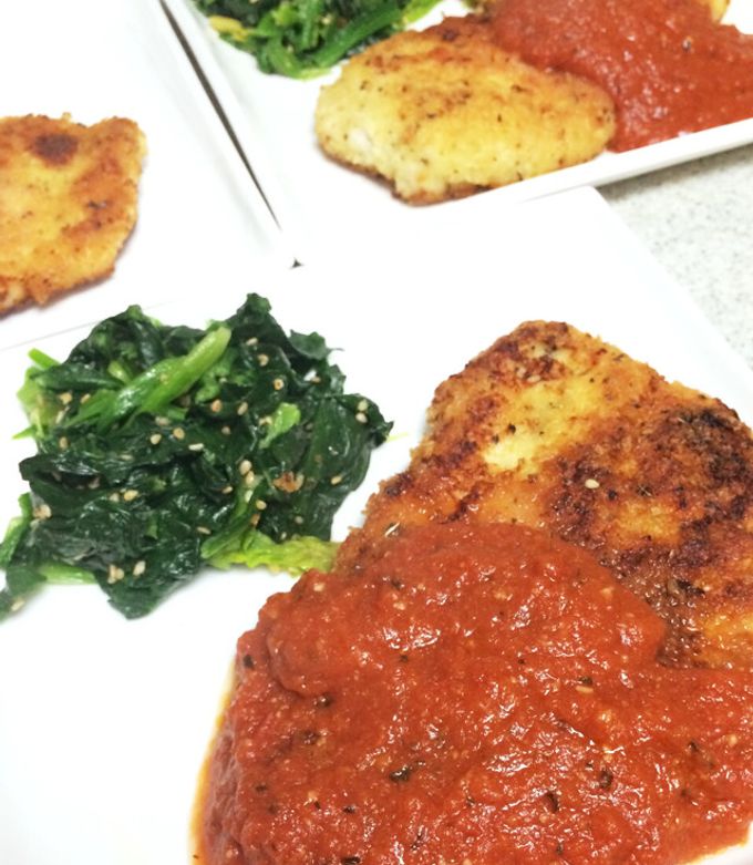 節約！ヘルシーミラノ風チキンカツレツ-レシピのメイン写真