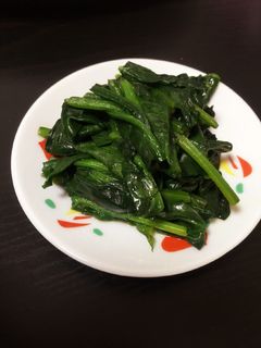 ほうれん草のゴマ油炒め-レシピのメイン写真