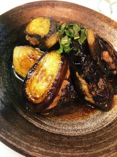 茄子の豚 大葉 ニンニクはさみ焼き-レシピのメイン写真
