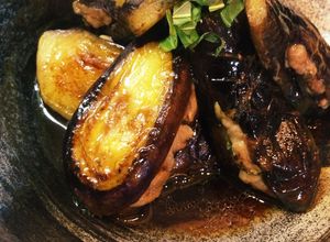茄子の豚 大葉 ニンニクはさみ焼き-レシピのメイン写真
