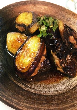 茄子の豚 大葉 ニンニクはさみ焼き-レシピのメイン写真