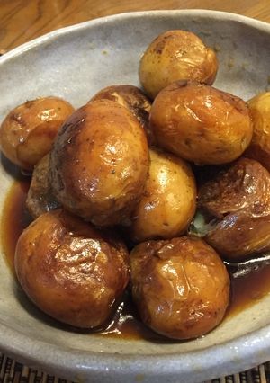 新ジャガイモのコロコロ甘辛煮-レシピのメイン写真