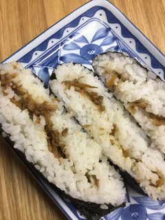 おにぎらず(いかなごの釘煮)-レシピのメイン写真