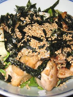 塩ダレで☆焼き鳥丼-レシピのメイン写真