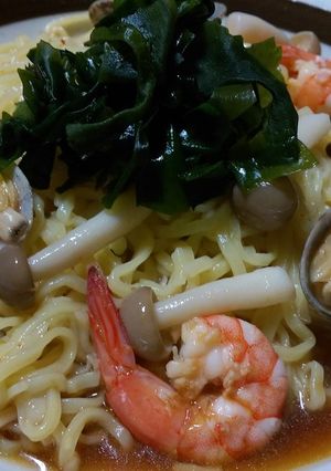 辛酸っぱいトムヤムクン風冷やし中華-レシピのメイン写真