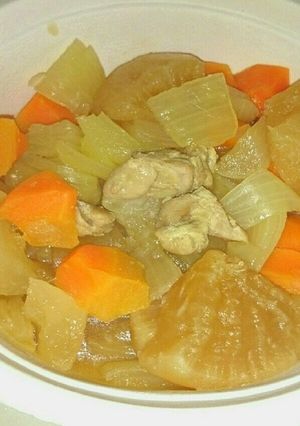 たっぷり作って節約❗鶏肉と根菜の煮物-レシピのメイン写真