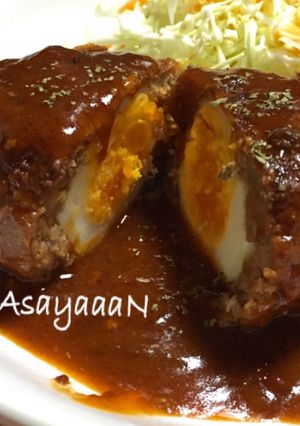 揚げない〜煮込みスコッチエッグ〜-レシピのメイン写真