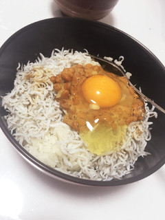 しらすと納豆と卵丼-レシピのメイン写真