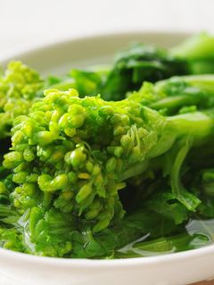 菜の花 塩出汁おひたし-レシピのメイン写真