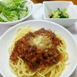 牛挽肉のミートソース