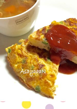 スパニッシュ風オムレツ-レシピのメイン写真