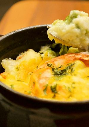 お餅とアボカドのクリームグラタン-レシピのメイン写真
