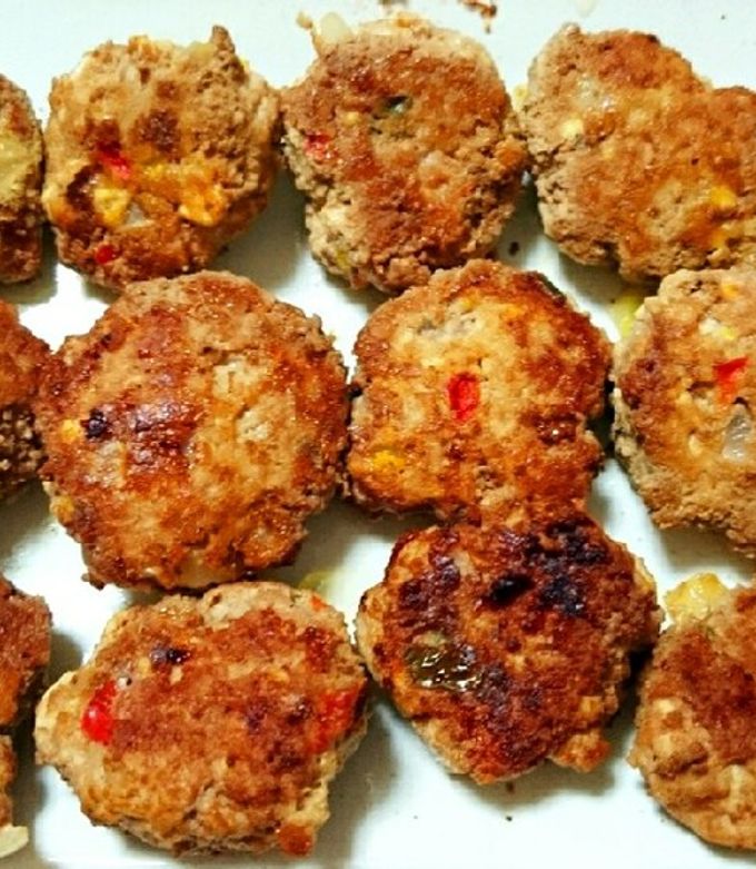 離乳食後期 野菜ハンバーグ弁当おかずにも-レシピのメイン写真