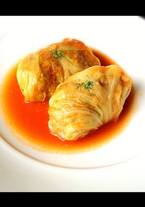 簡単美味しいロールキャベツトマト煮込み-レシピのメイン写真