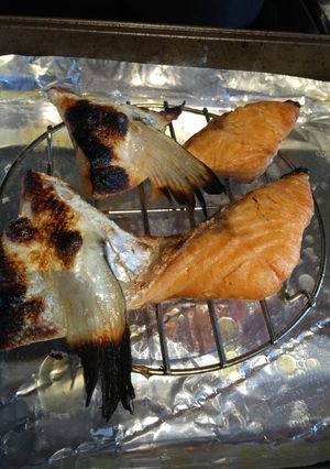 片付け簡単♪海外で焼き魚♪ブロイラーで♪-レシピのメイン写真