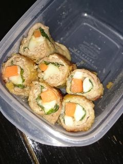 お弁当用冷凍☆野菜のしそチーズ肉巻き☆-レシピのメイン写真