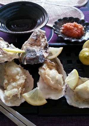 牡蠣の天ぷら～紅葉おろし-レシピのメイン写真