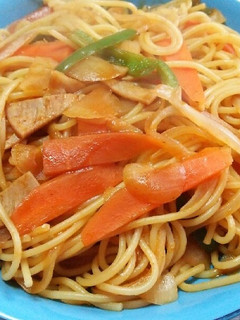 野菜ジュースでナポリタン-レシピのメイン写真