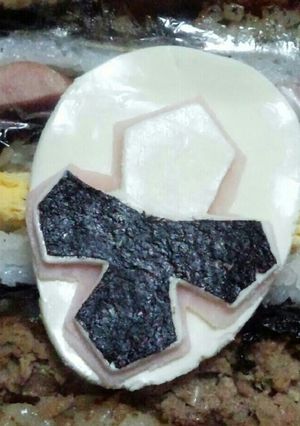 キャラ弁♡ニンニンジャー♡シロニンジャー-レシピのメイン写真