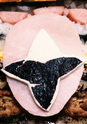 キャラ弁♡ニンニンジャー♡モモニンジャー-レシピのメイン写真