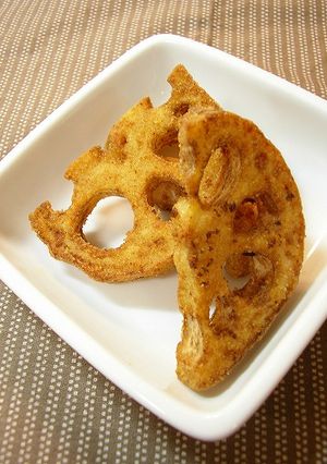 サクッ♪ビールの友にいかが？蓮根の唐揚げ-レシピのメイン写真