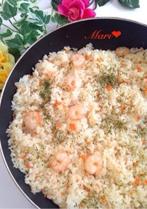簡単！フライパンで♡お店の味☆海老ピラフ-レシピのメイン写真
