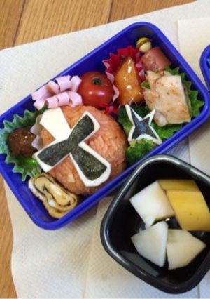 ニンニンジャー キャラ弁-レシピのメイン写真