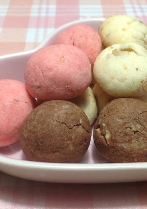 ナッツグラノーラクッキー♪ココアとピンク-レシピのメイン写真