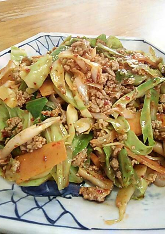 キムチの残り汁で☆坦々野菜炒め-レシピのメイン写真