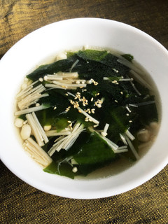 すぐ出来て美味しい!ワカメスープ-レシピのメイン写真