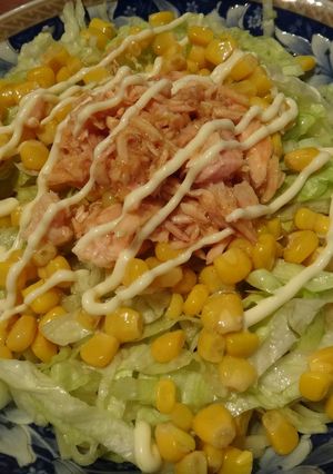 マルちゃん正麺 冷し中華 でサラダ麺-レシピのメイン写真