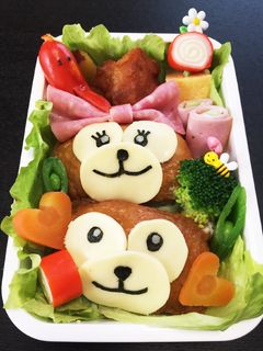 おいなりさん★ダッフィー★キャラ弁-レシピのメイン写真