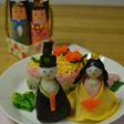 ひな祭りに!おひなさま寿司と菱形押し寿司