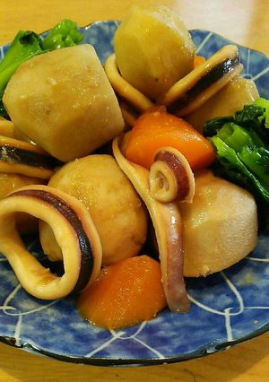 里芋とイカの煮物-レシピのメイン写真