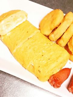 チーズ入り卵焼き-レシピのメイン写真