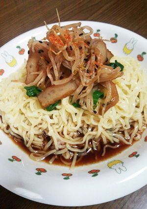 もやしきんぴらの和風マルちゃん冷やし中華-レシピのメイン写真