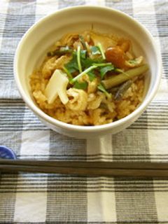 山菜おこわ-レシピのメイン写真