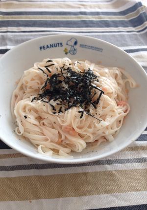 糖質0g麺で☆たらこバター醤油！糖質制限-レシピのメイン写真