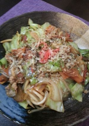 簡単！焼きうどん-レシピのメイン写真