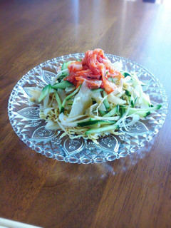 ザーサイandキムチの冷やし中華-レシピのメイン写真