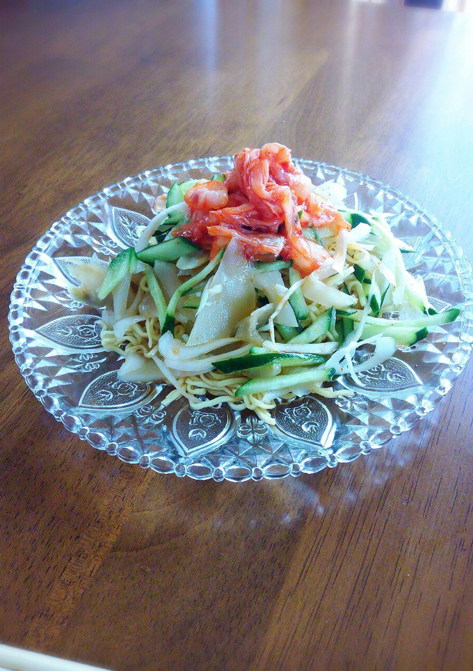 ザーサイandキムチの冷やし中華-レシピのメイン写真