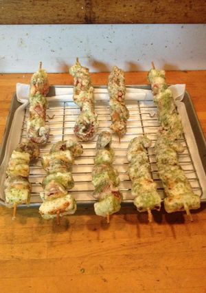 タコと長ネギの串揚げ-レシピのメイン写真