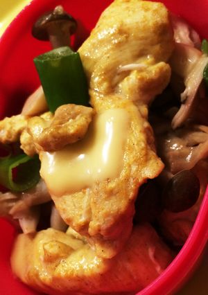 ダイエット！ささみのチーズカレー蒸し-レシピのメイン写真